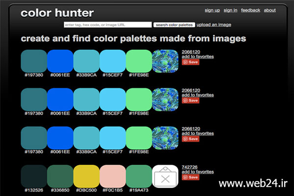 ابزار Color Hunter